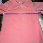 Vanity Fair  pink 3/4 sleeve 1/2 zip duster sz Medium Photo 6