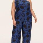 Kate Spade Blue and Black Floral Jumpsuit Size undefined Photo 0