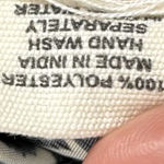 Paani Dress Floral Ruffle Tassel Tie Neck Tiered Sleeveless Size Medium Blue Photo 5