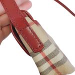 Burberry  RED, CANVAS LEATHER SHOULDER BAG Photo 5