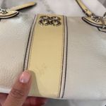 Coach Vintage Y2K Butter Cream/Yellow Leather Top Handle Mini Bag Handbag Clutch Photo 3