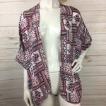 Harlowe $ Graham Harlowe & Graham Kimono Printed Open Front Photo 5