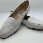Enzo Angiolini White Liberty 25 leather Loafers Flats womens sz 8N Photo 0