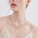 Necklace Women's 16K Gold Plated Pearl Choker Necklaces with Cubic Zirconia A1 Photo 6