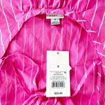 A New Day NWT  Sleeveless Shift Mini Dress Striped Size Small Pink Tie Back Photo 6