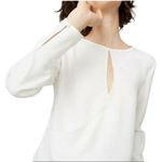 Club Monaco Brixxtun Shirt Chemise Long Sleeve Blouse White Size XS NEW Photo 0