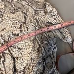 Reformation  Monica women’s snake print dress L Photo 3