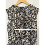 Madewell NWT Gathered Button Front Mini Dress Dark Carob Floral Size Small Photo 5