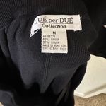 Black Sweater with Cream Floral Design Size M Photo 2