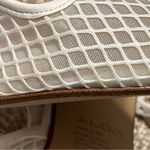 ALDO  Fiona white mesh slingback heels with gold accents Size 9.5M Photo 12