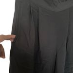 Eileen Fisher S Tencel Blend Crepe Wide Leg Pants Culotte Pull On Gray Logenlook Photo 7