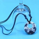 Ceramic Pendant Necklaces‎ Vintage & Chinese Style Blue Photo 4