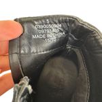 ASOS Design Black Chunky Block Heeled Ankle Booties Metal Chain Trim Size 5 Photo 8