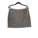 Vineyard Vines Herringbone wool blend A-Line preppy Mini Skirt Women's Size 10 Photo 1