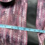 Fabletics  Bucket Backpack Pink Purple Black Trim Arrow Pattern 15x14x5 Photo 6