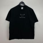 SeaWorld Whale Tail Y2K Black T Photo 8