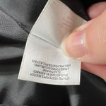 Kasper Womens Blazer Suit Jacket Zipper Pockets Black with White Accents Size 14 Photo 12