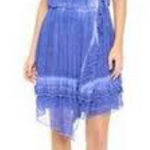 Free People  Aphrodite dress mosaic blue purple sundress‎ women’s size large Photo 0