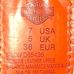 Harley Davidson black calf length leather bootsNew in box! 4” heels Photo 12