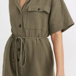 Madewell  Lightspun Belted Safari Romper Size Small Photo 0