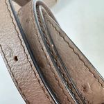 Diane Von Furstenberg NWT  Embossed Ostrich Mushroom Satchel Stella mini‎ Bag Photo 14