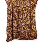 Urban Outfitters  Kamaryn Printed Mini Dress Brown Floral Boho 70s Sz Medium Photo 11