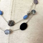 jules b beaded floating double strand necklace Photo 2