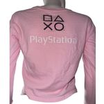 Juniors XS SONY long sleeve cropped pink play station crop top​ Size undefined Photo 6