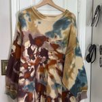 Natural Life sunset tie dye crew neck sweater Photo 3