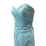 Kennedy Blue Strapless Sweetheart Neckline Lace Mini Dress Size 8 Coquette PROM Photo 1