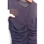 Jack by BB Dakota ModCloth Black Mesh Sheer Illusion Neckline Party Dress XS Photo 3