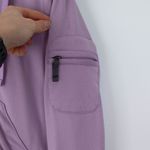 Sessions Softshell Zip‎ Up Fleece Hoodie Size Small Purple Photo 6