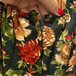 Floral Vintage Maxi Dress Green Size M Photo 4