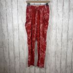 Urban Outfitters  Pants Women XS Red‎ Floral Marguerite Linen Blend Colorful Photo 2