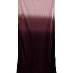 LA Made Ombre Dyes Satin Maxi Skirt Size XS New Photo 0
