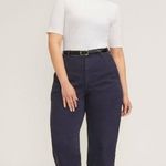 Everlane  Womens The Short-Sleeve Crew Neck Bodysuit White Thong XS Photo 2