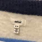 Aerie  Womens Flurry Oversized Sweater Striped Pullover Long Sleeve‎ Medium NWT Photo 2