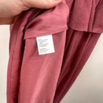 Revolve  LDT LDT Pink Rose Metallic Peplum Waist V Neck Maxi Dress Size 4 Photo 8