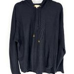 Michael Kors Lightweight Pullover Hoodie Black with Gold Accents Size XL Photo 0