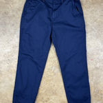 Gap  Women’s Downtown Khaki Pants Navy Blue Size 6 Cropped Classic‎ Chino Photo 0