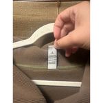 Varley  Vine Half Zip Pullover Sweatshirt Taupe Marl Dark Size Small Photo 2