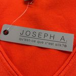 Joseph A  NWT Orange Grenadine Cold Shoulder Short Sleeve Lightweight Sweater Photo 6