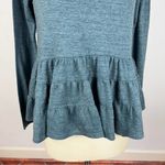 Anthropologie  Deletta Teal Peplum Top Photo 4