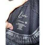 Olivia Rae Livi  lounge pants Size M vintage black high waisted Comfy  acid wash Photo 4