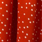 Red Polka Dot Midi Dress Size L Photo 2