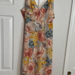 Forever 21  Dress Midi Floral Print Photo 2