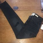 Lola Jeans Mid Rise Black Distressed Jeans Size 25 Photo 5