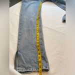 LIONESS  straight leg‎ jeans, faded blue, split at ankle. Size Medium Photo 6