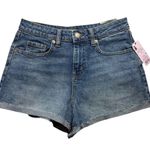 Wild Fable Women's High-Rise Rolled Cuff Jean Shorts  Blue Denim Size 4 R NWT Photo 0
