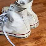 Converse Classic White High Top Sneakers - Size 6/8 - Well Worn Loved Aged Old Photo 4